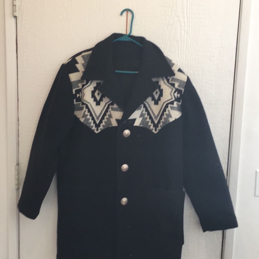 Southwest wool coat